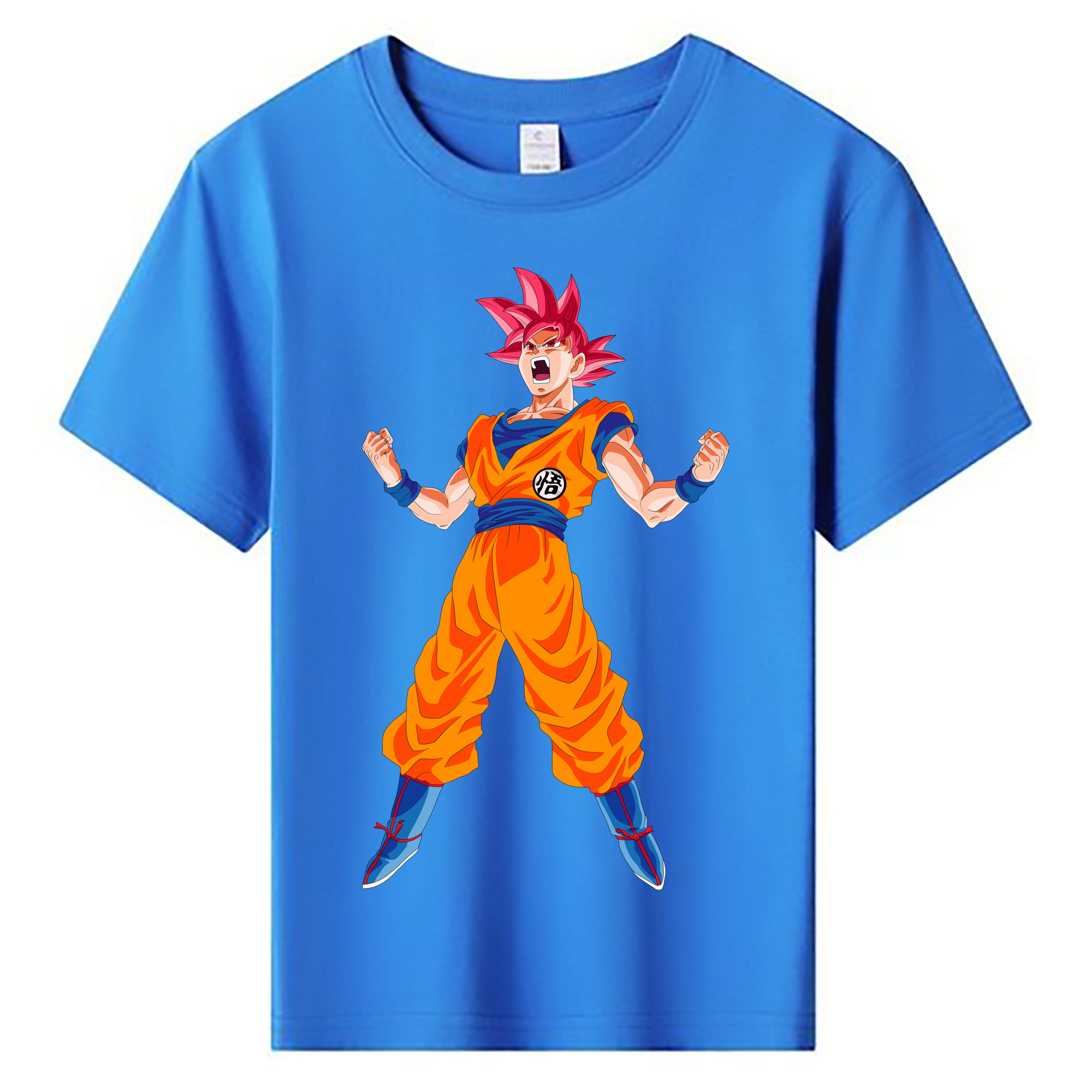（画像用） ドラゴンボール 孫悟空（そん ごくう）Son Goku カカロット DRAGON BALL Kakarotto 綿100％キッズTシャツ（フロントプリント）